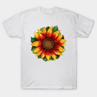 Watercolor Juneteenth Sunflower T-Shirt